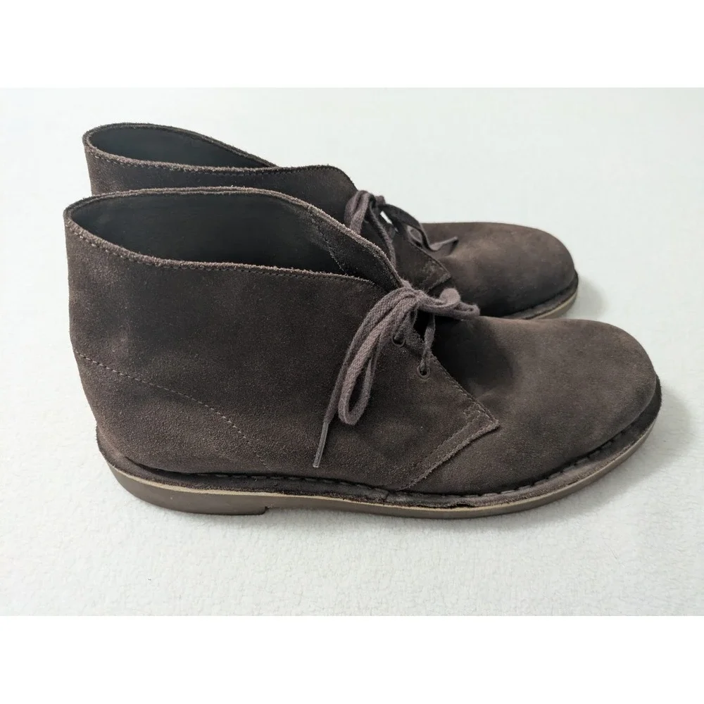 Clarks Originals Desert Boot Men's Brown Suede Chukka Boots Size 10M Ankle Laces